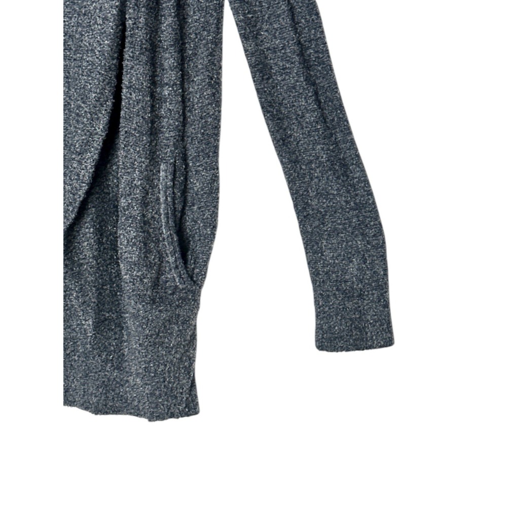 Barefoot Dreams Cardigan Top Women's XS/S Blue Cozy Outdoor Soft Stretch Pockets - Picture 8 of 8